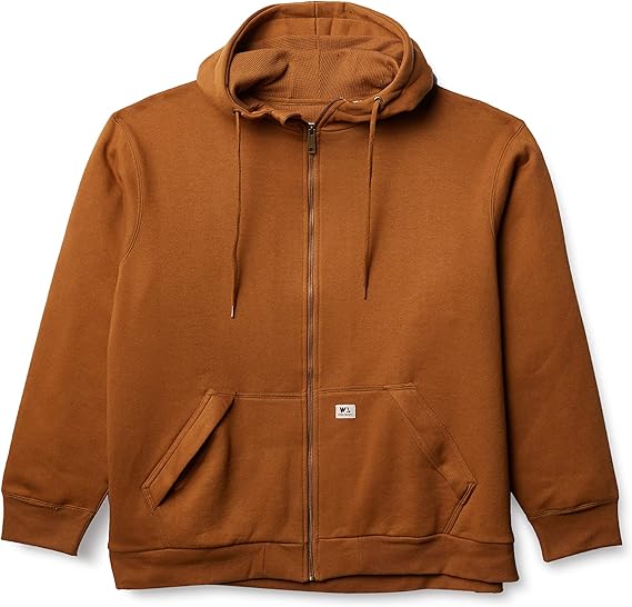 wells lamont 男士全拉链保暖内衬连帽羊毛运动衫