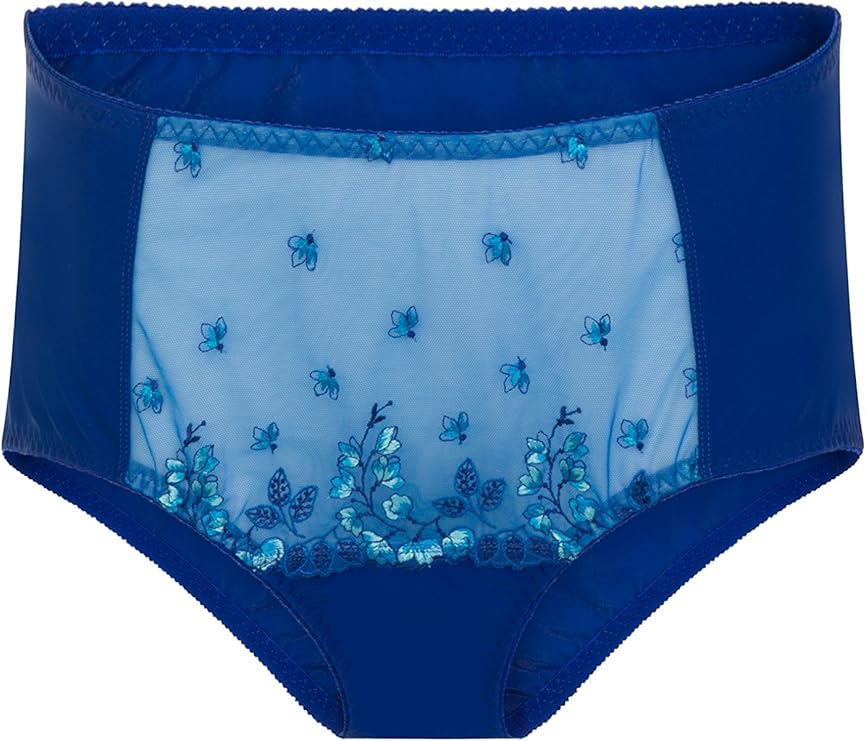 蓝色蕾丝内裤(常规和加大码)性感内衣