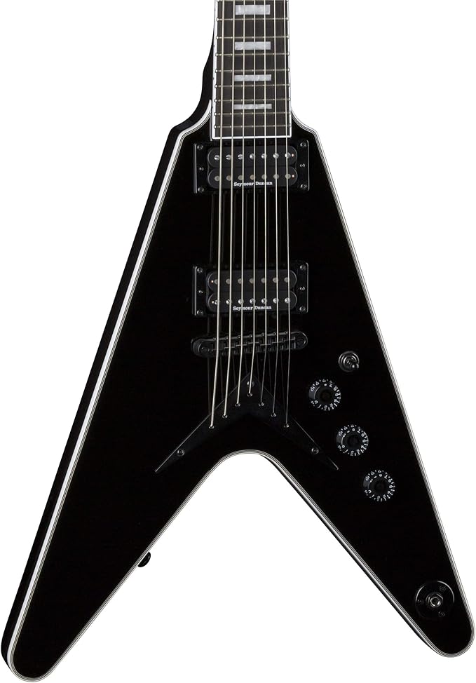 dean guitars 6 弦实心电吉他 右手v sel 7 cbk 7-string