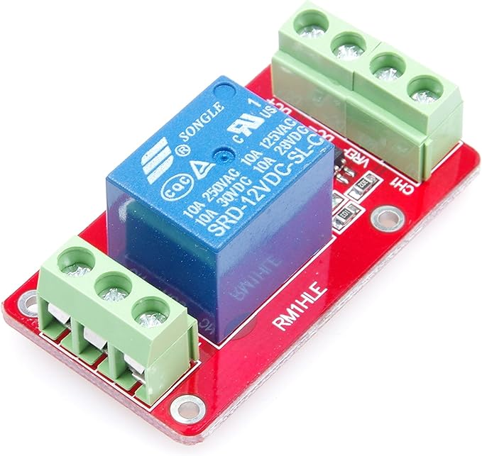 1 通道继电器模块高低电位触发光耦合器隔离 带指示灯 适用于 arduino