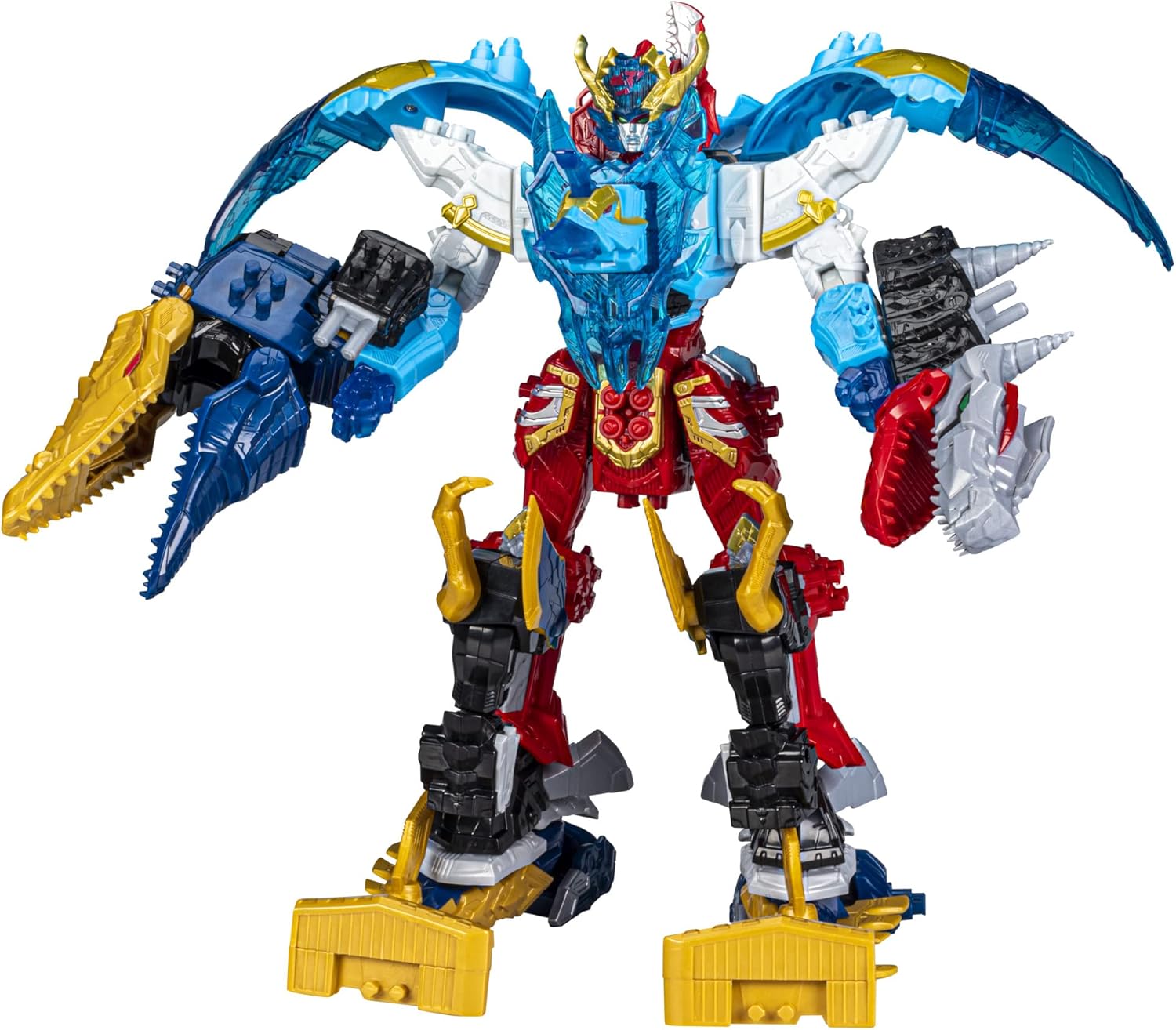 Power Rangers Dino Fury Primal 巨型套装适合 4 岁及以上儿童 玩具和游戏 亚马逊中国