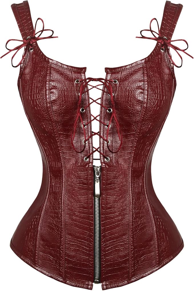 charmian 女士文艺复兴时期系带复古骨头紧身胸衣带吊袜带