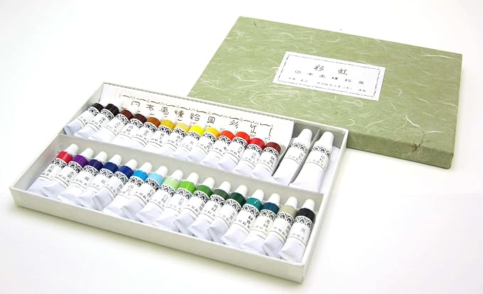 丹羽 日本画用颜料 丹羽 日本画颜料 小30色 5cc