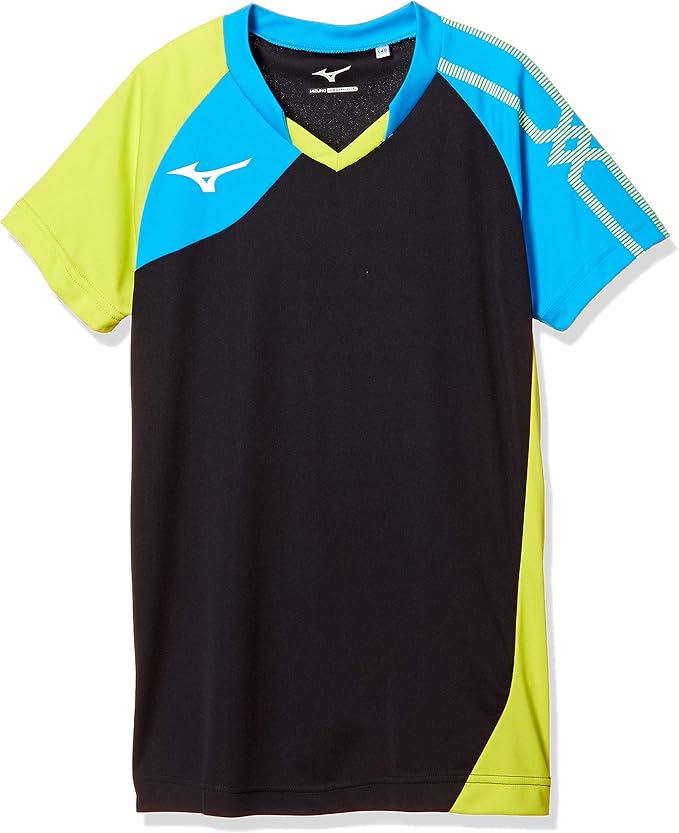 [mizuno 美津浓] 排球服 运动衫 短袖 部活 练习 少年 v2ma9001