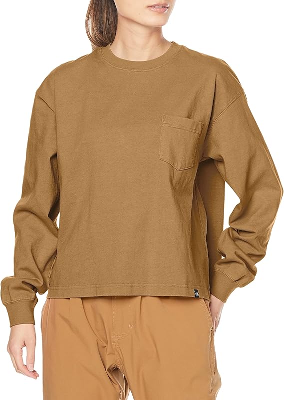 the north face 北面 针织衫 l/s heavy cotton t 长袖厚棉t恤 女士