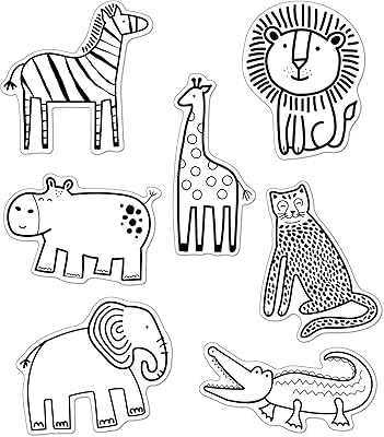 女学生风格 simply safari 动物镂空 — 游戏室,日托,幼儿园墙壁装饰