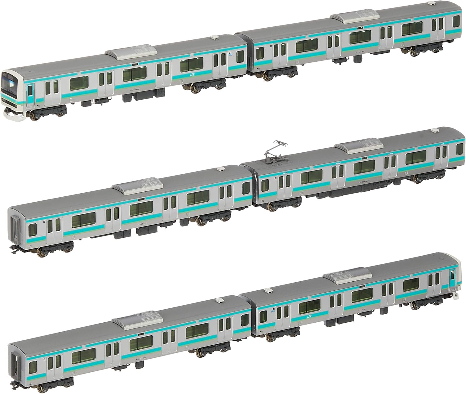 Kato N轨距e231系常磐线上野东京线基础6节装10 1337 铁道模型电车 玩具 亚马逊中国