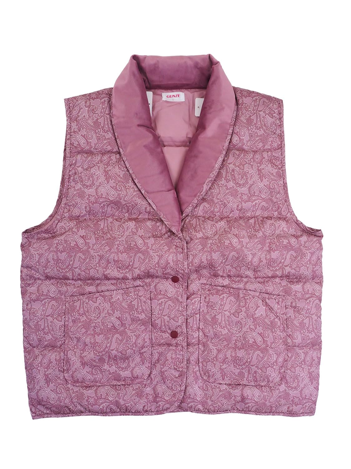 (Shire is) Ms. GUNZE homewear (feather) vest