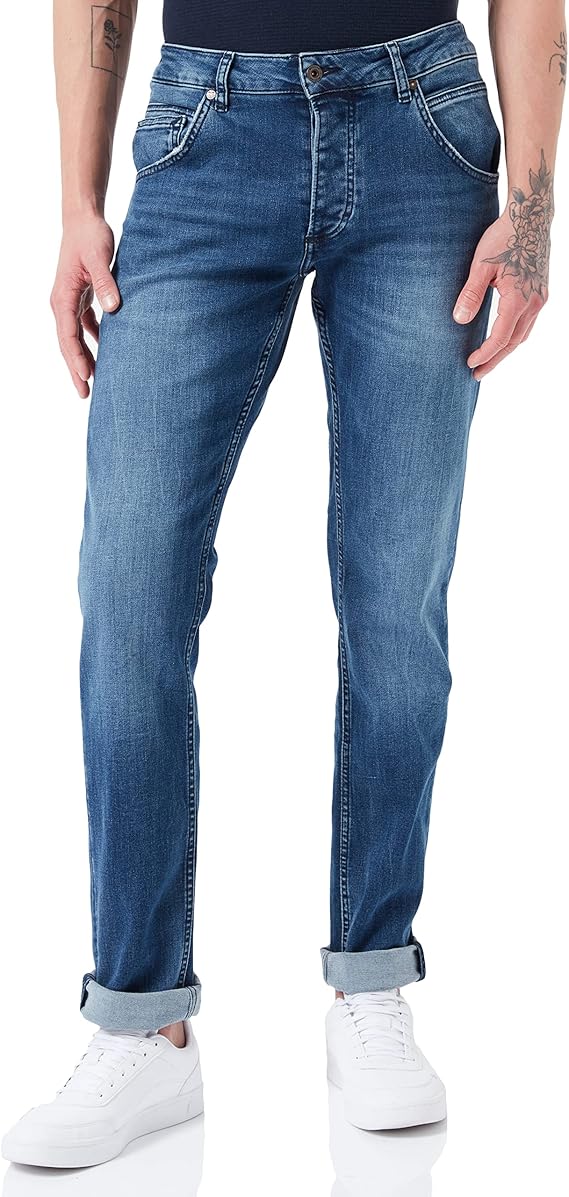 mustang michigan 男士锥形牛仔裤