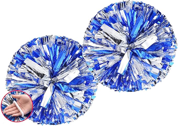 aimto pom poms 啦啦队带指挥棒手柄,适用于运动派对舞蹈团队配件