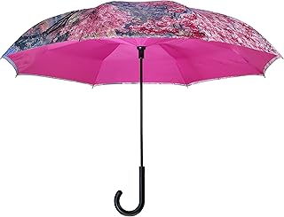 galleria 反向闭合伞 樱花 - 两侧有艺术图案