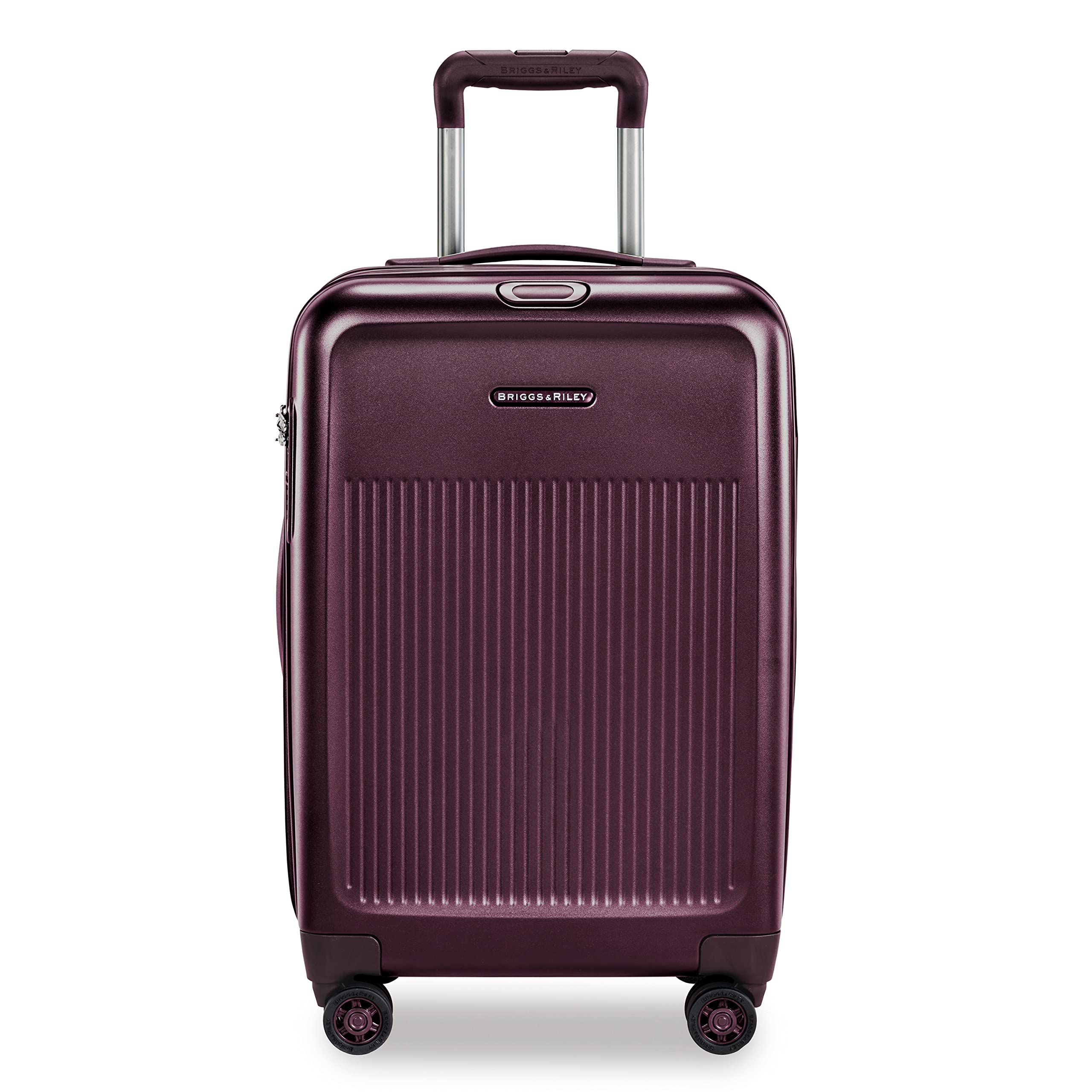 Briggs & Riley Sympatico Rotary wheel hard case, plum color, 22-Inch Carry-On