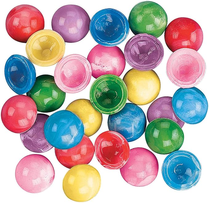 fun express mini marbleized party poppers (144 piece)