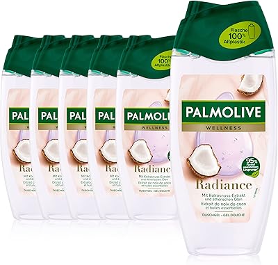 palmolive 沐浴露芳香感情6 x 250毫升 - 豪华椰子油和薰衣草香味