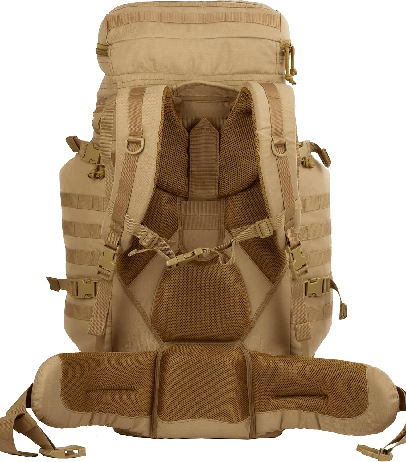 xmilpax 内部框架背包*帆布背包战术molle 包适用于背包徒步旅行露营