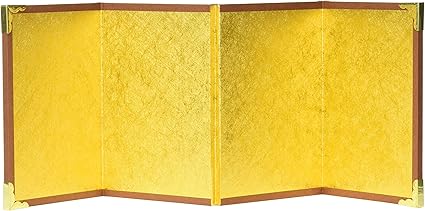 书画用金屏风四曲11 7 5 小1130 办公用品 亚马逊中国