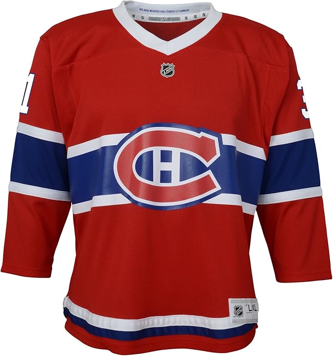 nhl by outerstuff 儿童和青年男孩 carey price 仿制球衣-家用