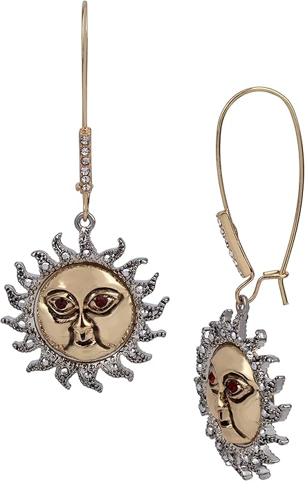 天体太阳吊坠耳环 : 亚马逊中国: 珠宝首饰