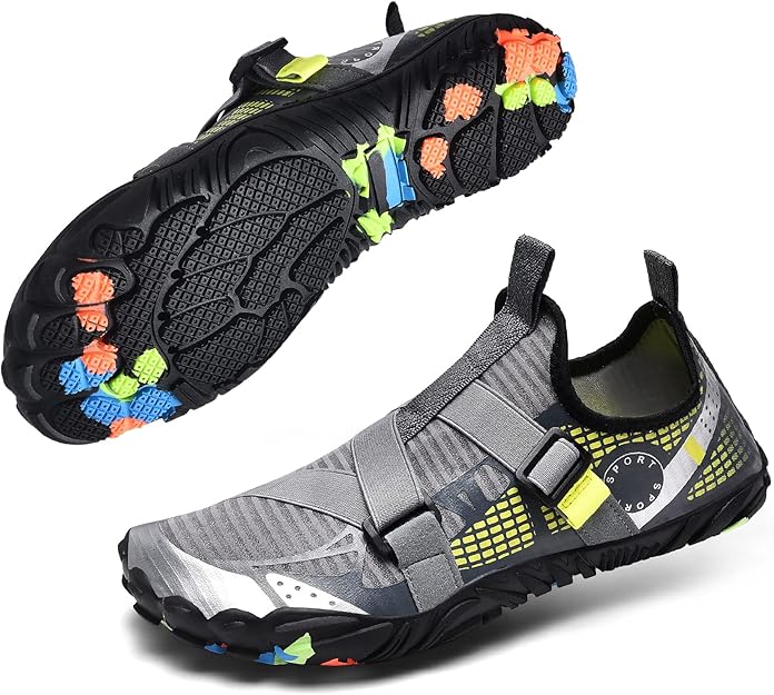 copulan 水鞋男士速干赤脚运动水袜鞋适合游泳池沙滩船浮潜冲浪潜水湖