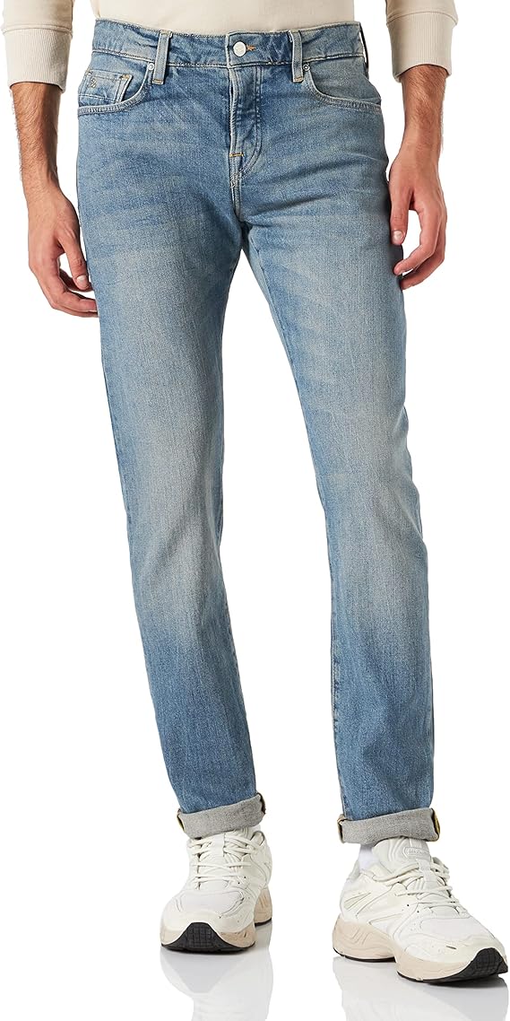 scotch &amp; soda 男士 ralston 常规修身牛仔裤