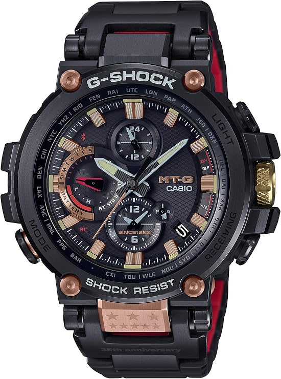 卡西欧 g-shock mtg-b1000tf-1ajr magma ocean 35 周年纪念限量电波