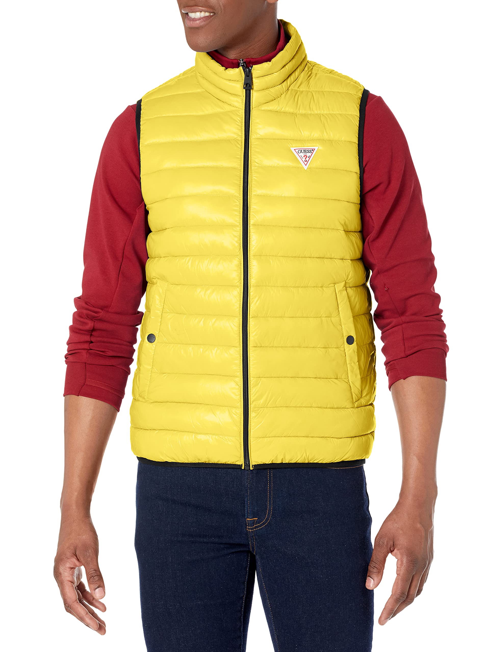 GUESS men's must-have lightweight transition vest