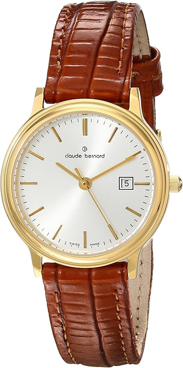 claude bernard 女士 31211 37j aid 经典女士金色不锈钢手表