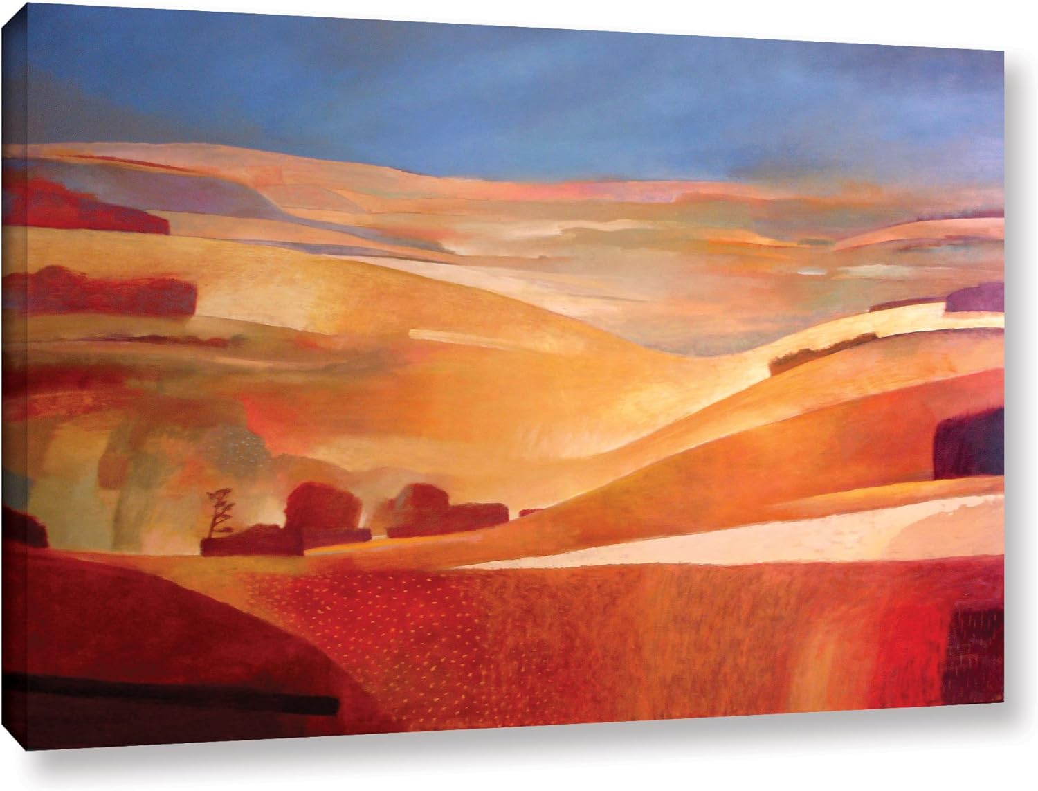 tremont hill charlie baird "view"画廊包装油画 橙色 24x36" 1bai