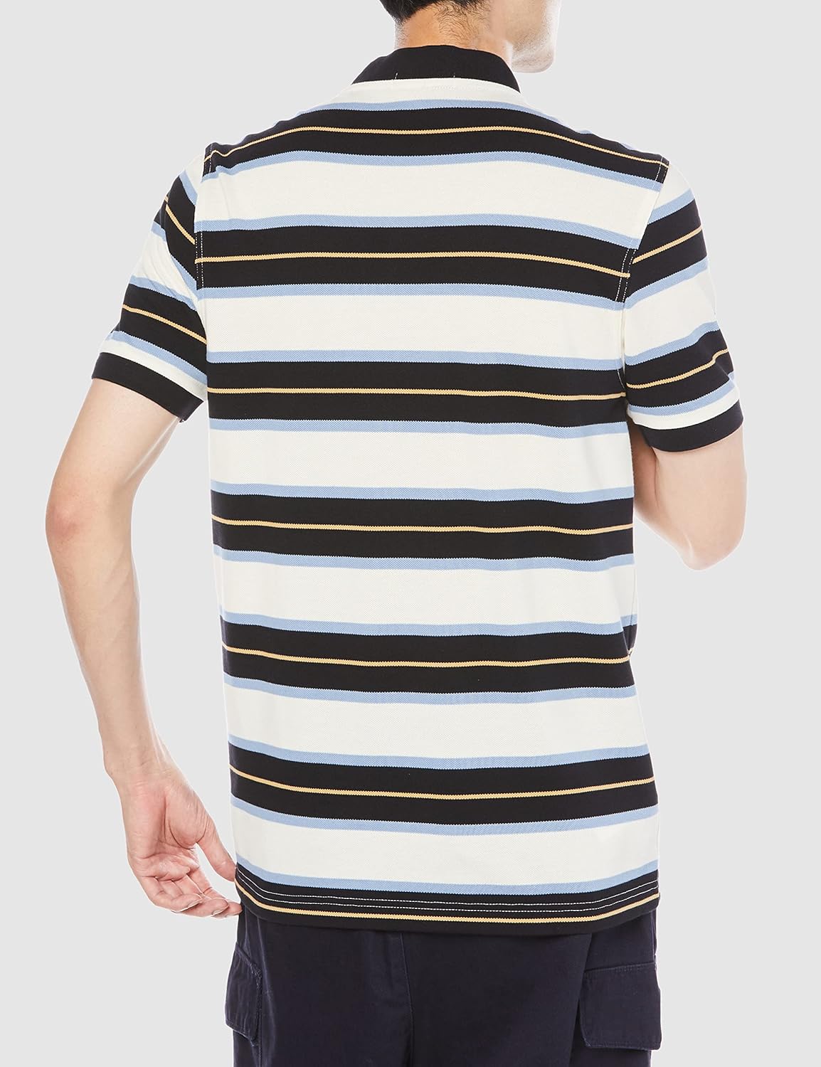 fred perry polo衫 bomber collar pique shirt 男士, 原色, xs