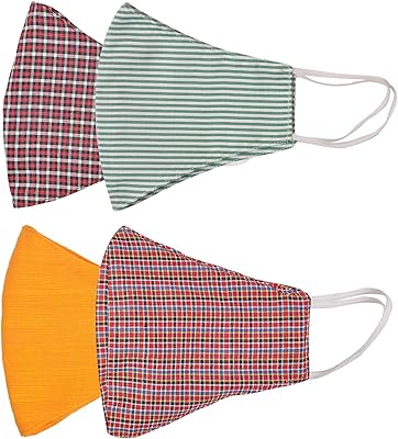 fashion 3 层可重复使用/可水洗防尘/污染中性款棉布面罩/鼻子/口罩