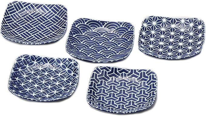 江户小纹 方形餐盘套装