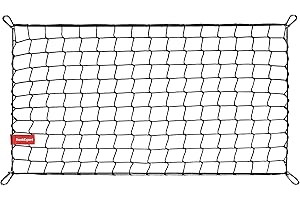 TrunkExpert 后备箱网兼容 Volkswagen Passat B8 Sedan(轿车):2014 行李网 VW 弹性后备箱网 收纳 & 保险丝 带尼龙搭扣