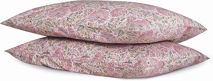 sweave 数码印花花卉枕套,50.80 厘米 x 91.
