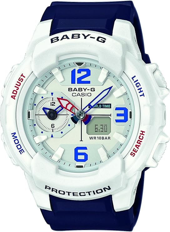 casio baby-g 女式 analogue / 数字石英手表树脂带 – bga
