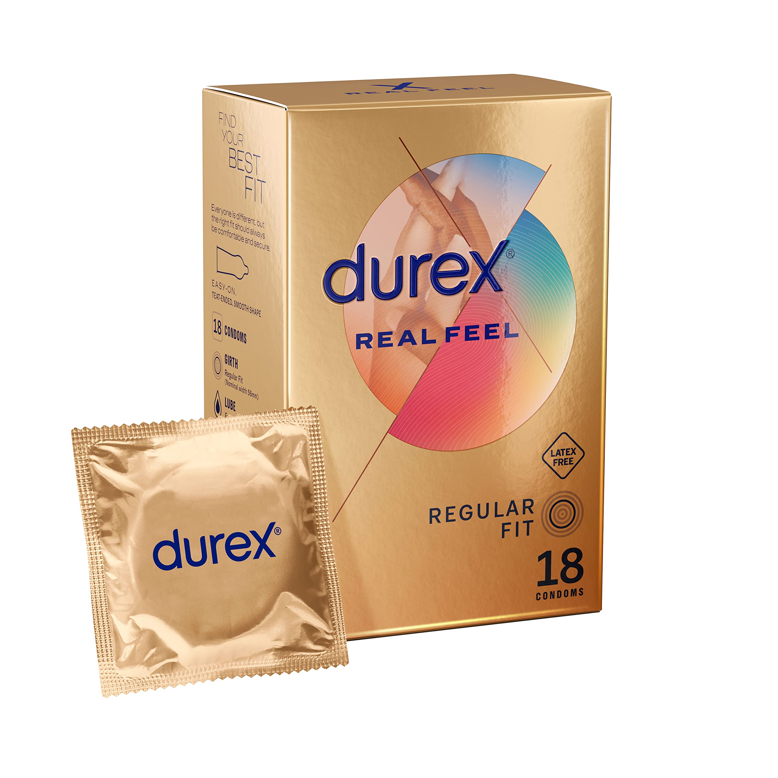 Durex Real Feel Condom, 8-piece pack (packaging may vary)