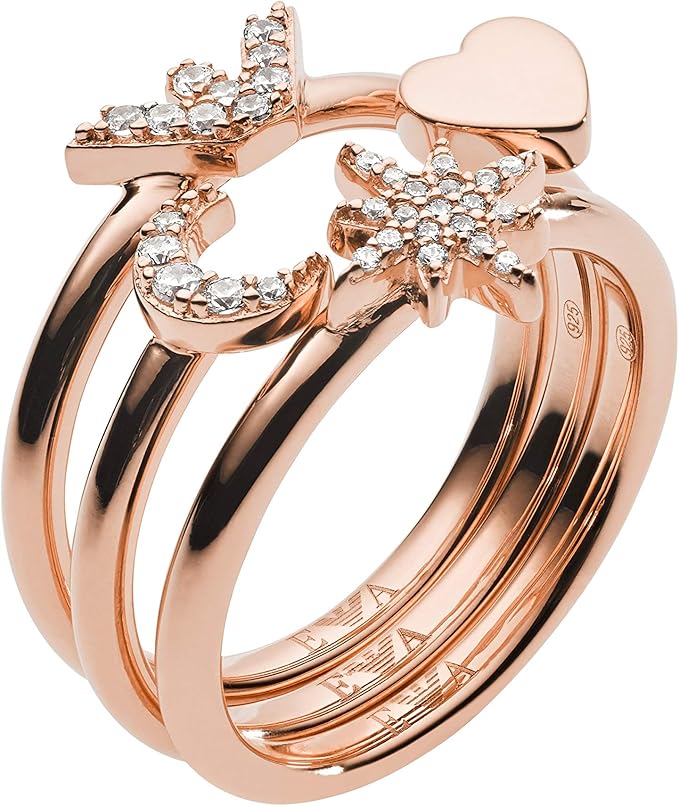 emporio armani 安普里奥·阿玛尼 女式银色穿孔戒指 - eg3392221-5.