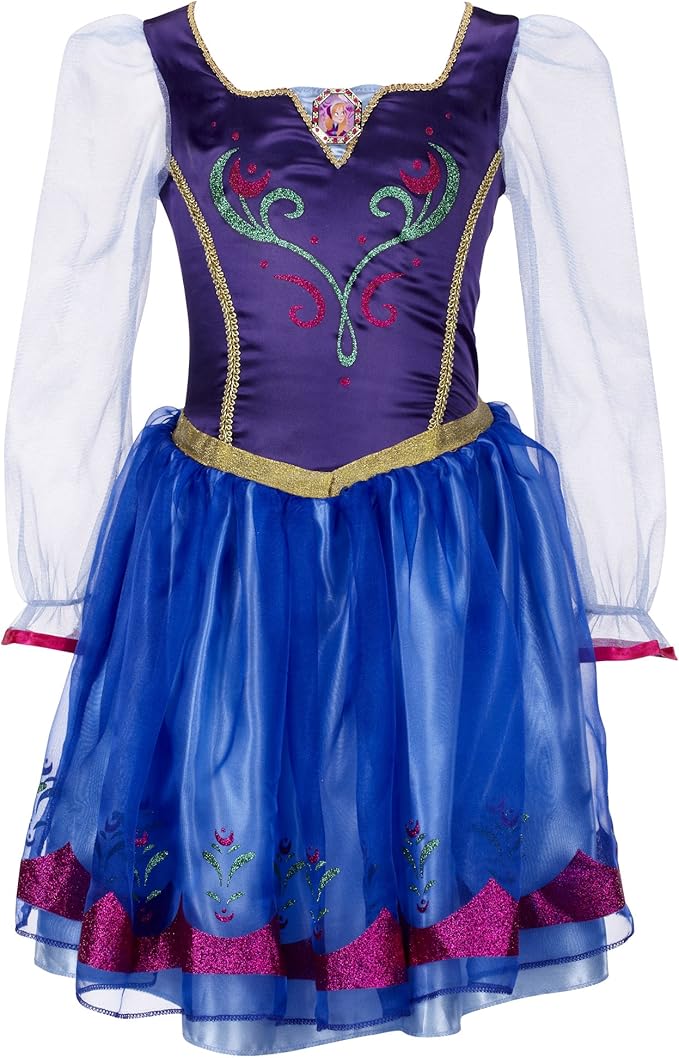 disney store 冰雪奇缘公主安娜服装 m 码 7/8(带帽子)