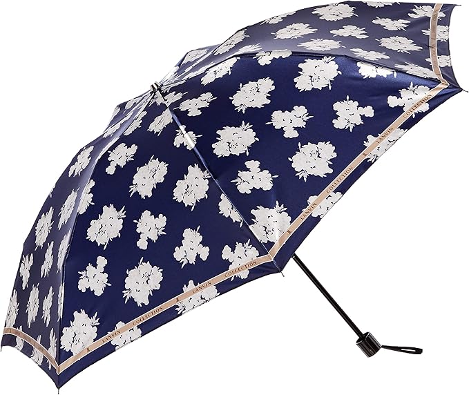 moonbat 折叠伞 雨伞 缎花 花朵图案 女士 21-083-10527-02 伞骨长度