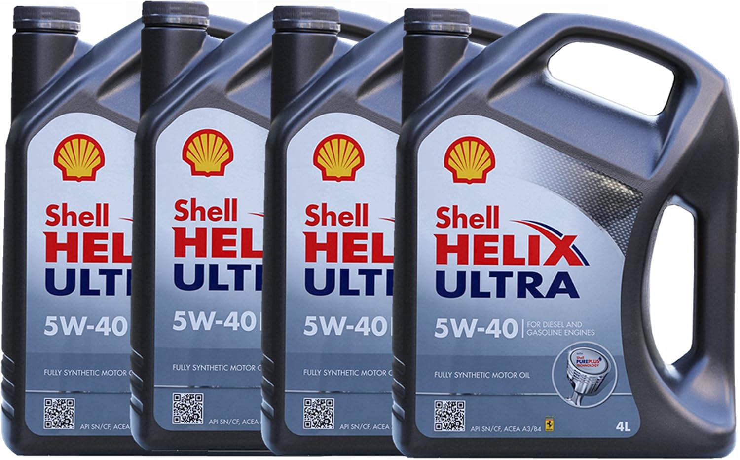 shell壳牌helixultra超凡喜力全合成润滑油5w40德国原装进口4l4桶部分