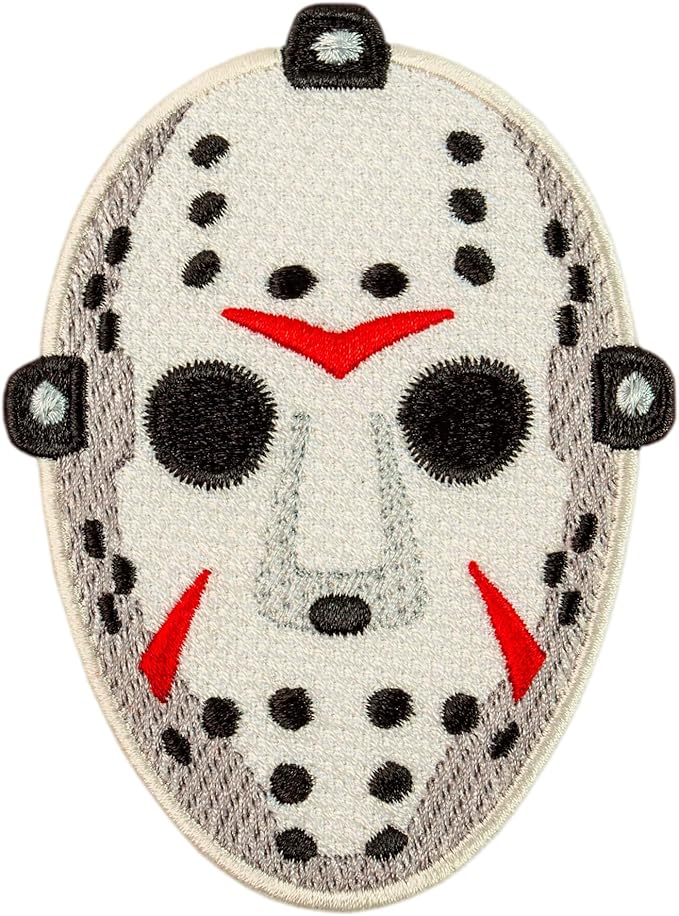 jason voorhees 面具补丁,绣有曲棍球守门员面具,《十三号星期五》