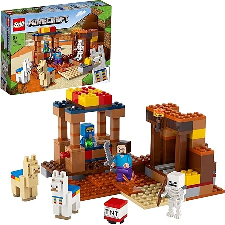 Lego 乐高我的世界村民交易所 玩具 亚马逊中国