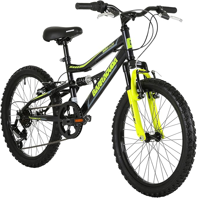 barracuda 儿童 draco ds wheel 全悬架山地自行车,黑色,20