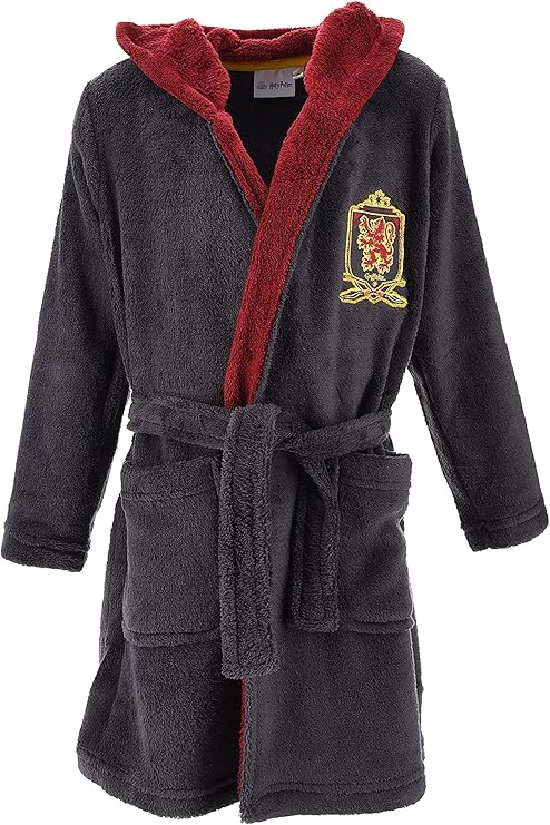 harry potter 哈利波特男孩长袍霍格沃茨珊瑚绒睡袍