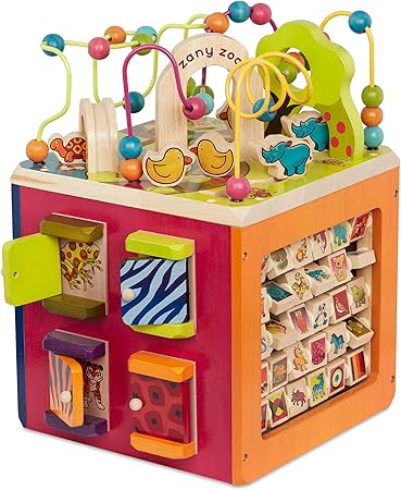 Battat B Toys Zany Zoo木制活动玩具 1岁以上幼儿 亚马逊中国 游戏 娱乐