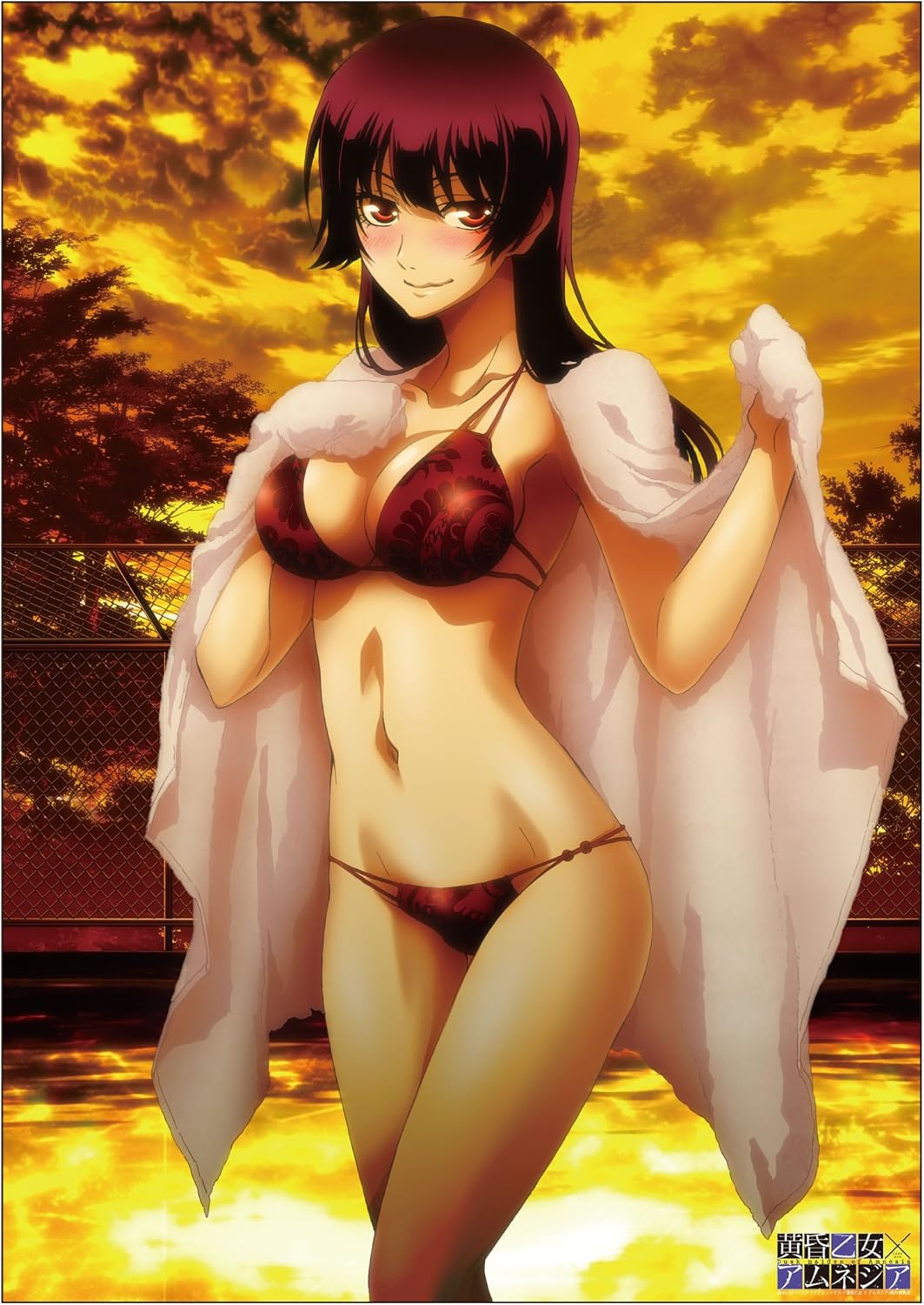 黄昏少女 Amongia 浴室海报庚夕子泳衣 玩具 亚马逊中国