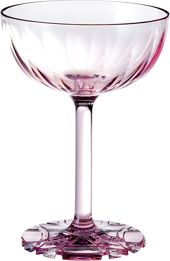 sanmeyy 香槟杯 樱花粉色 130毫升 闪亮