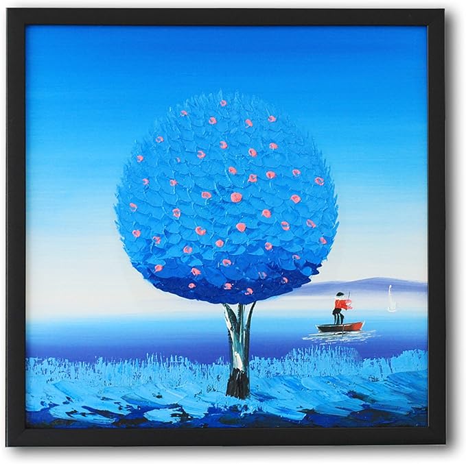 in-life宜生活 纯手绘油画系列 客厅卧室装饰画 工艺画 有框画 家装