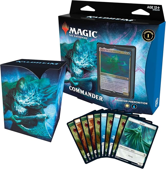 magic the gathering 万智牌 kaldheim指挥官 幻影预感 100张