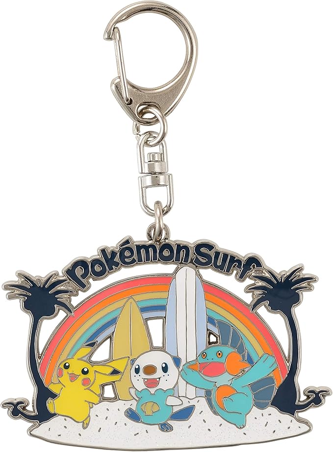 pokémon 精灵宝可梦中心原创钥匙圈 pokémon surf 彩虹