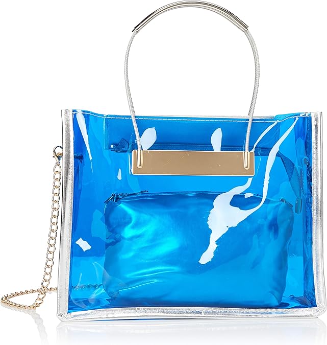 imon 艾蒙 透明包 女士 单肩包 斜跨式 透明 手提包 春夏 pvc 即刻